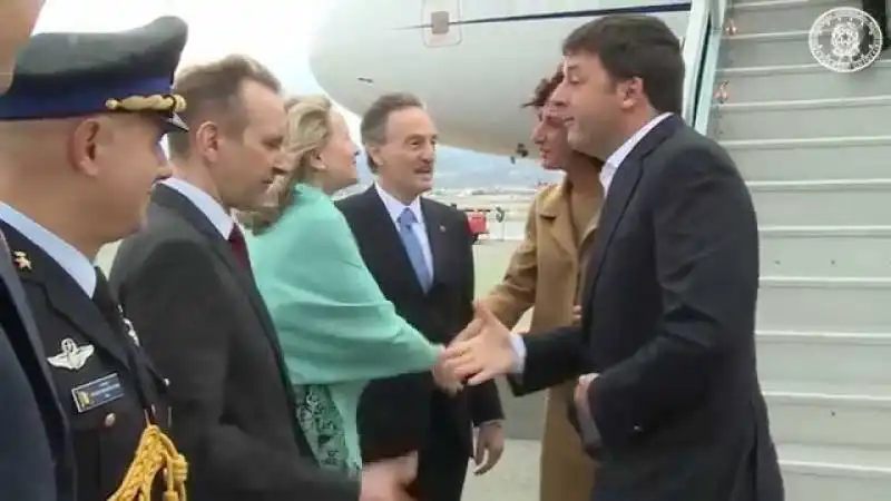 renzi arriva a san francisco  