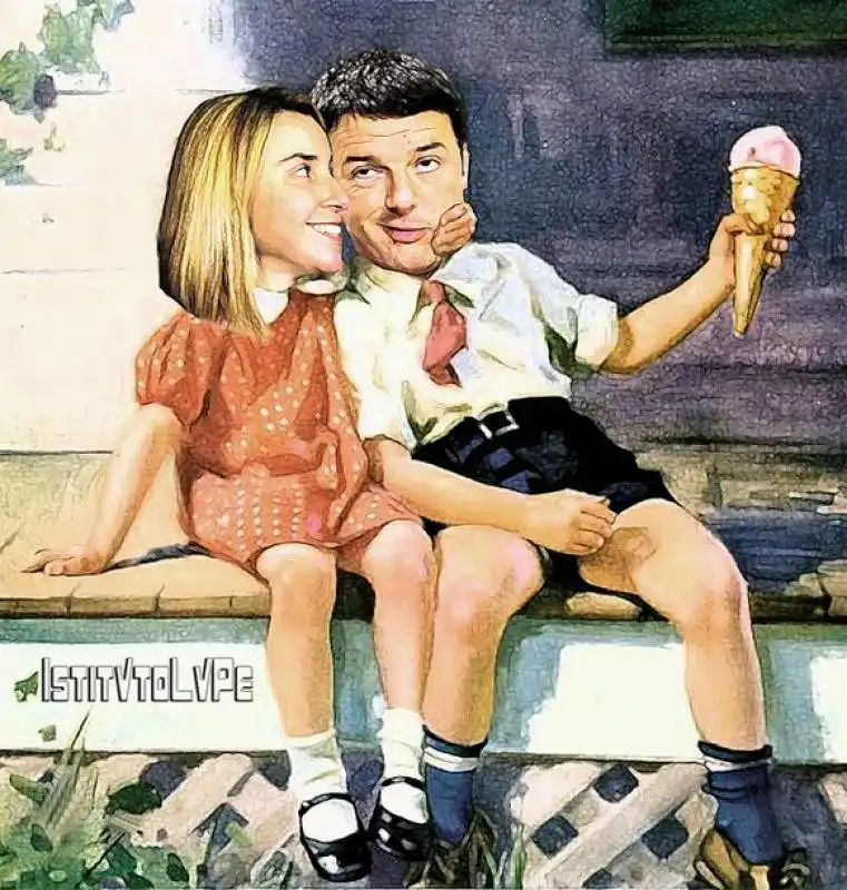 renzi mogherini gelato