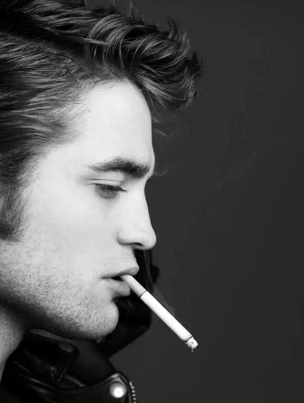 robert pattinson hedi slimane black white jou jou villeroy