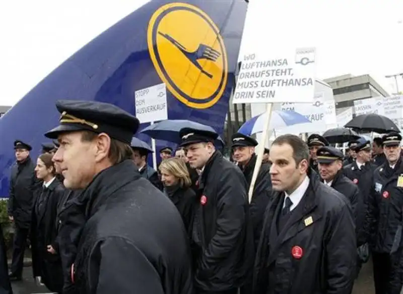 sciopero dei piloti lufthansa