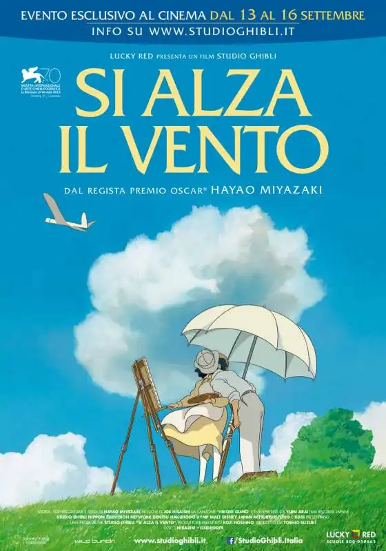 si alza il vento di hayao miyazaki 3