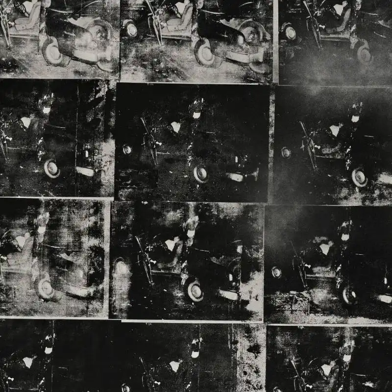 silver car crash andy warhol 