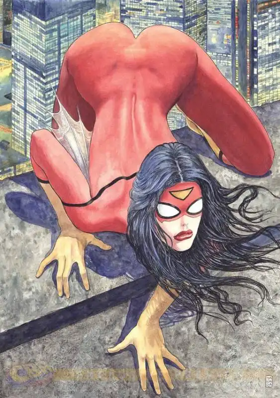 spiderwoman in copertina