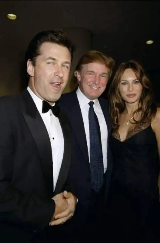 alec baldwin is joined by donald trump melania knauss