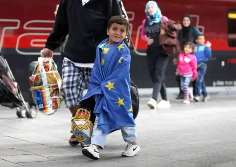 ARRIVO DEI PROFUGHI SIRIANI IN GERMANIA