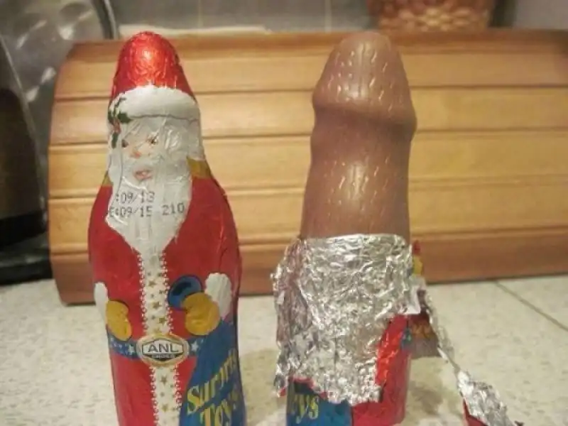 babbo natale con pene dentro