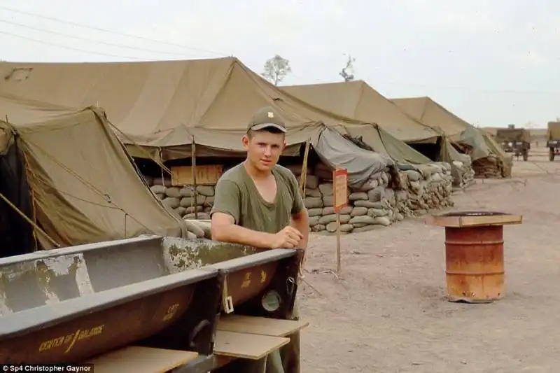 base della nona divisione di fanteria americana   vietnam 1967