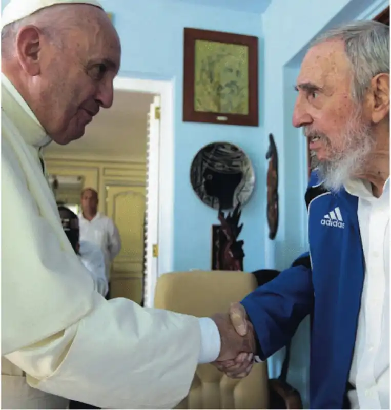 bergoglio fidel castro 1