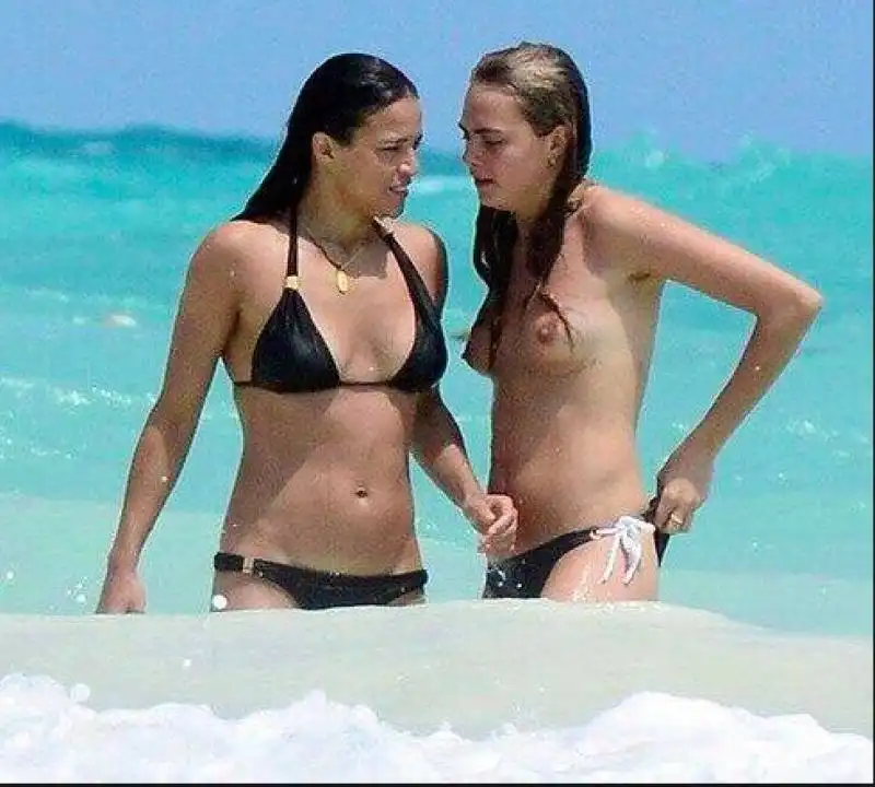 cara delevingne michelle rodriguez