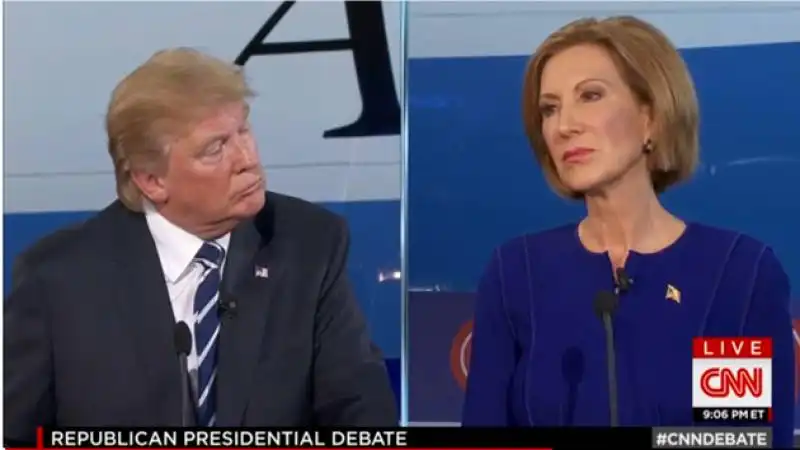 donald trump carly fiorina