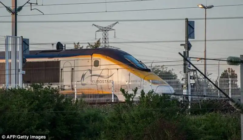 eurostar alla stazione di calais