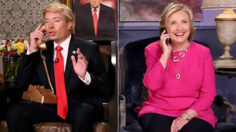 hillary clinton  jimmy fallon donald trump