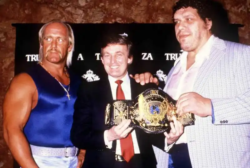 hulk hogan donald trump andre the giant