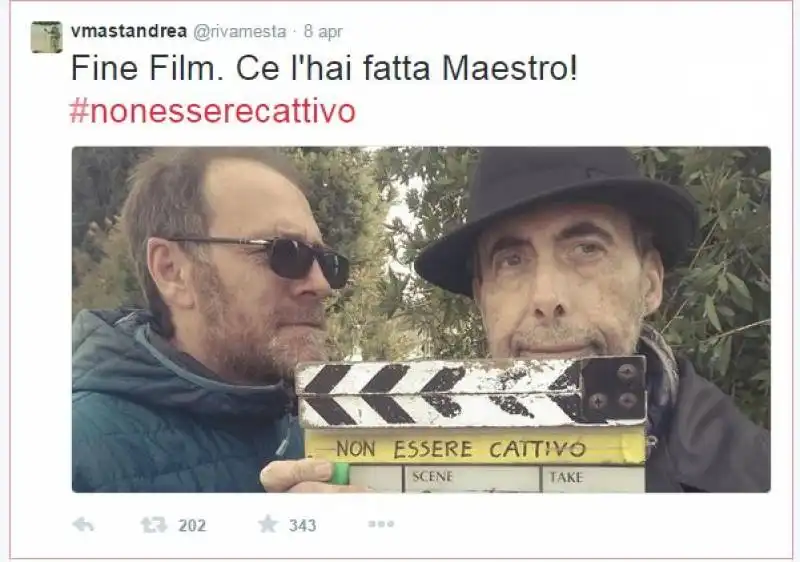 il tweet di valerio mastandrea che omaggia claudio caligari