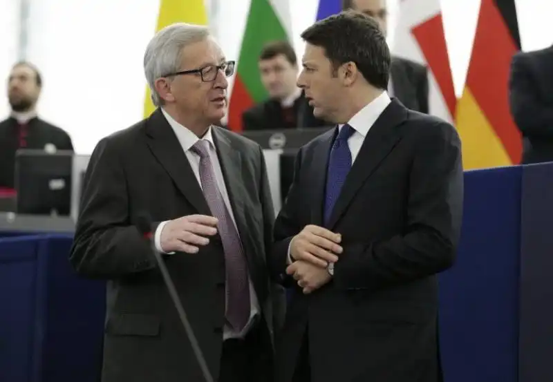 JUNCKER RENZI