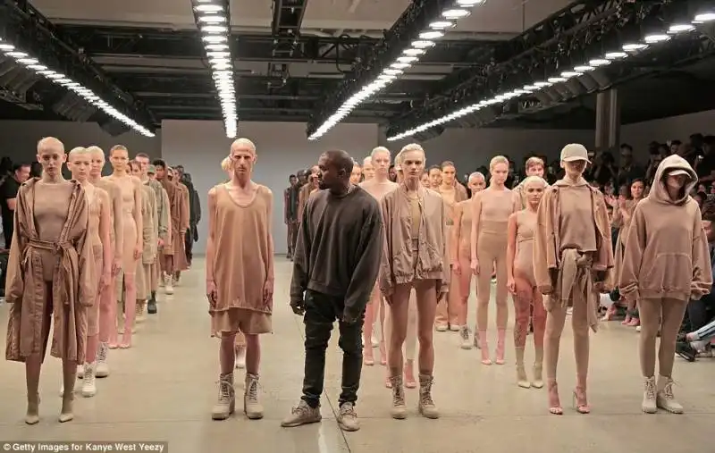 kanye west alla nyfw