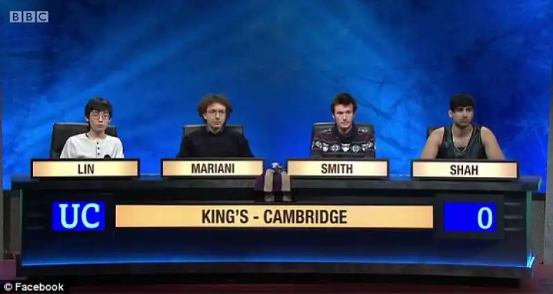 la squadra del king s college a university challenge