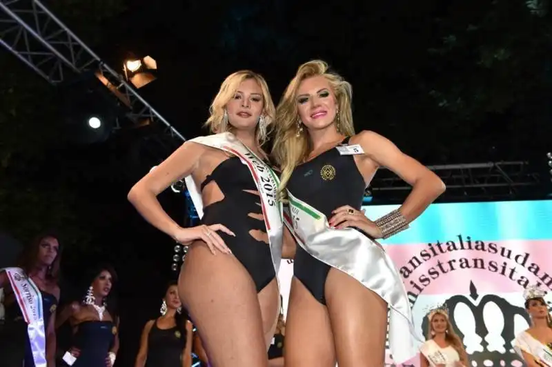 le quarte classificate di miss trans italia e sudamerica