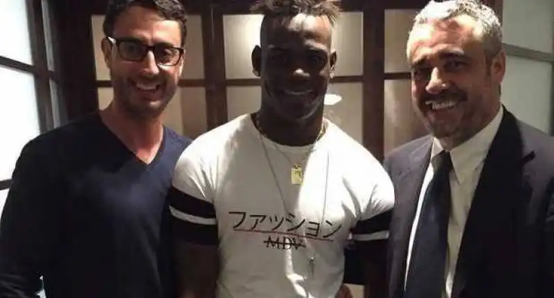 LORENZO TONETTI MARIO BALOTELLI E ANTONIO FANTINI