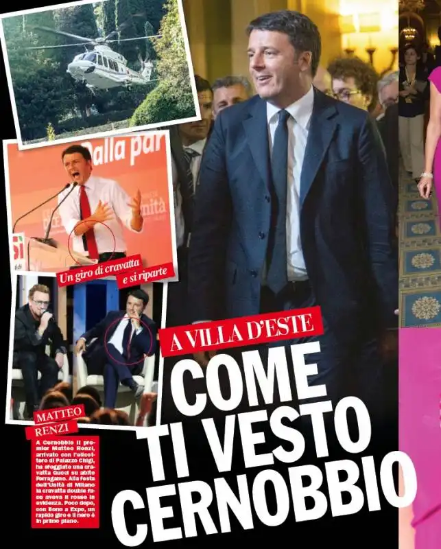 matteo renzi cravatta double face