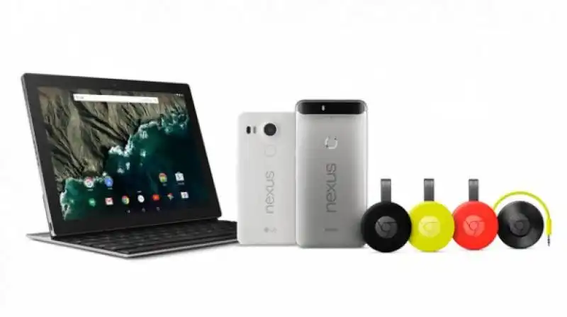 nuovi prodotti google tablet nexus chromecast