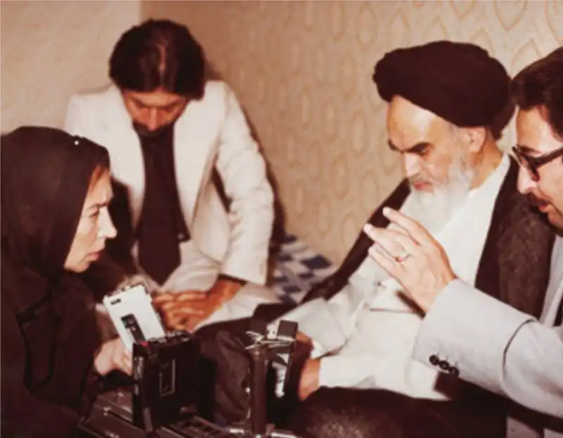 ORIANA FALLACI E AYATOLLAH KHOMEINI