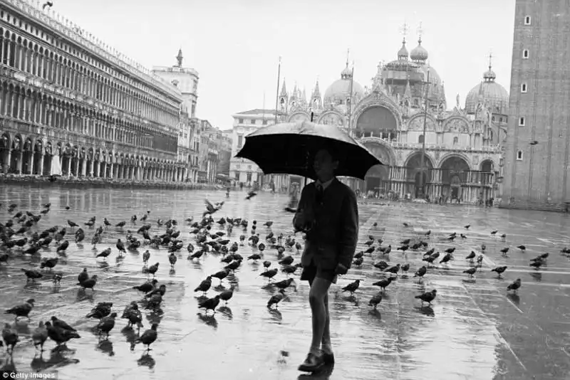 piazza san marco   venezia 1958