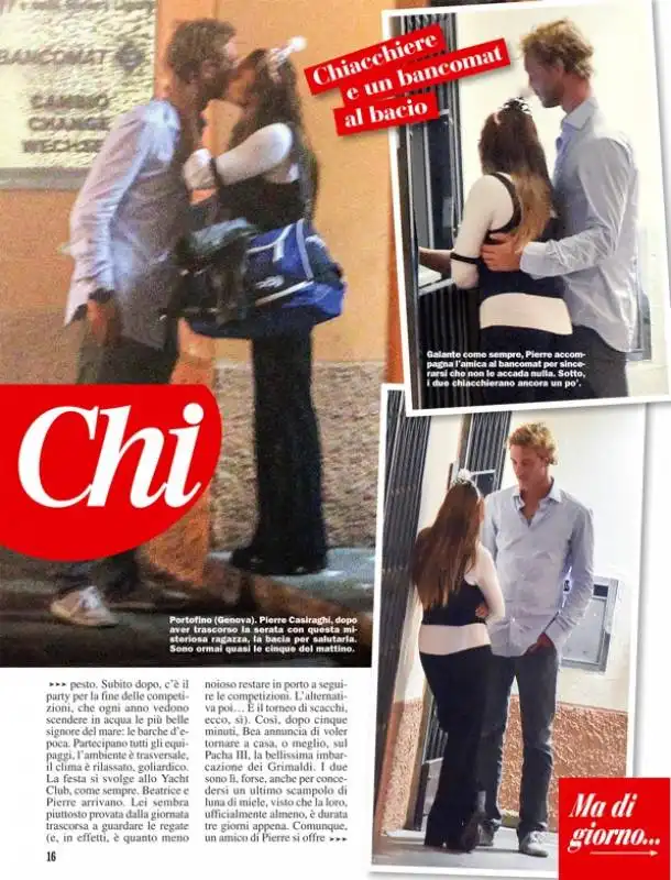 pierre casiraghi festeggia con un amica da chi 