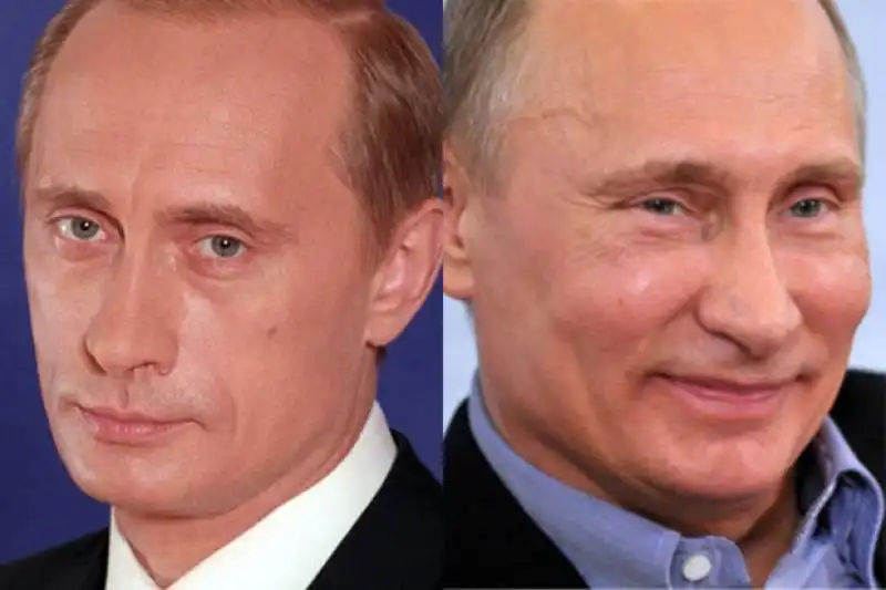 putin prima e dopo il botox