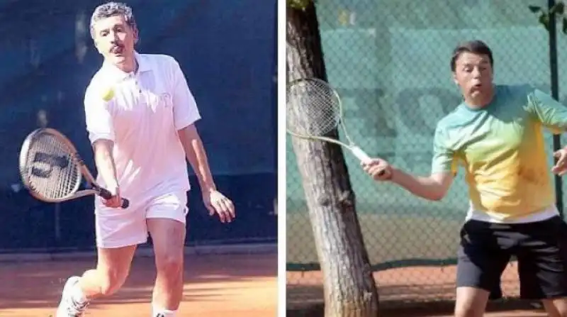 renzi d alema dalema tennis