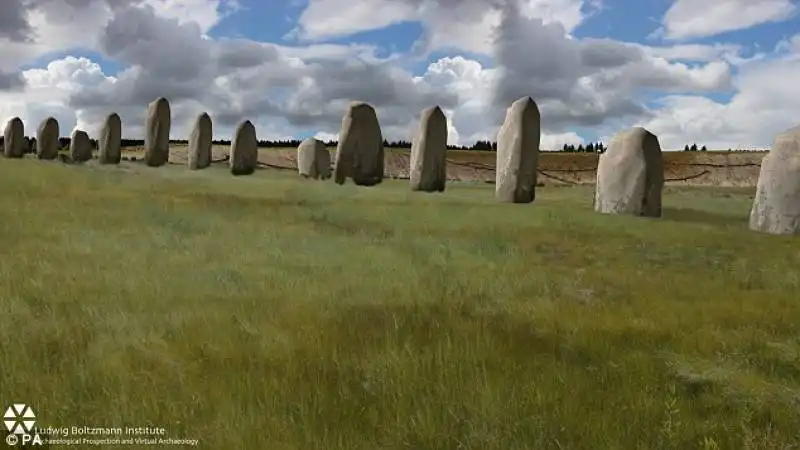 ricostruzione di nuova stonehenge