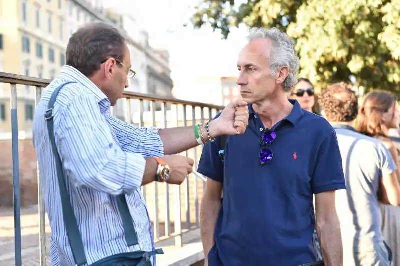 stefano esposito con marco travaglio