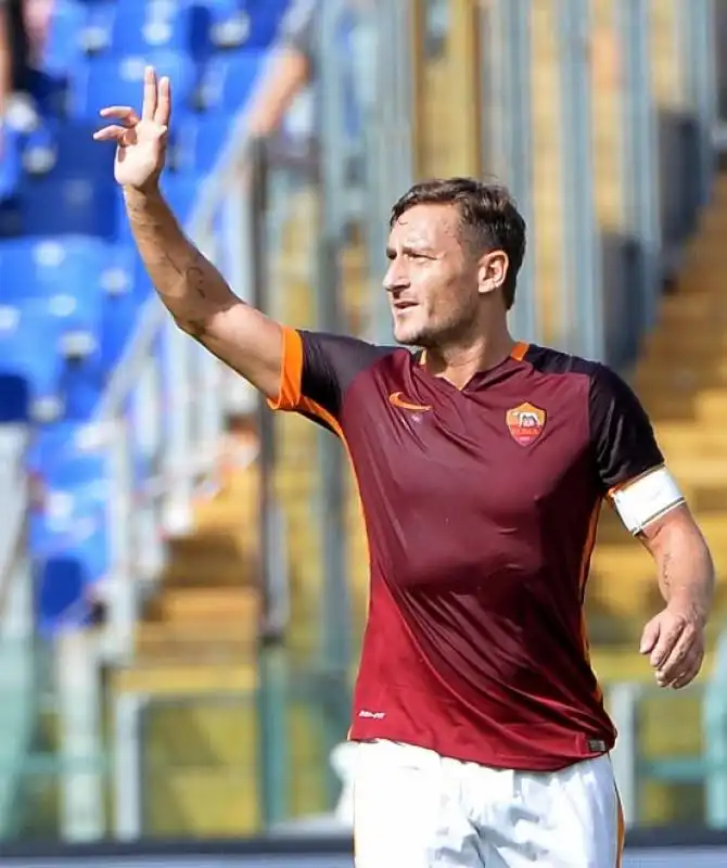 TOTTI 300 GOL ROMA SASSUOLO