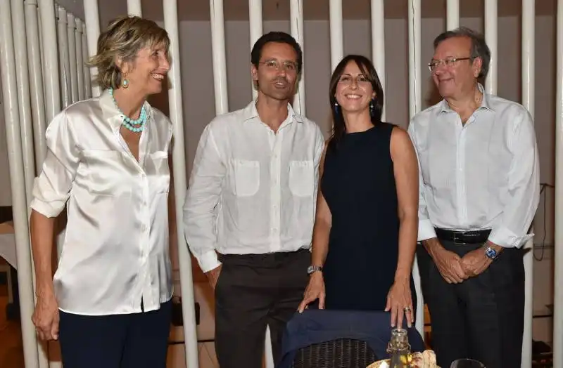 valerio e gaia toniolo con carlo e roberta fontana