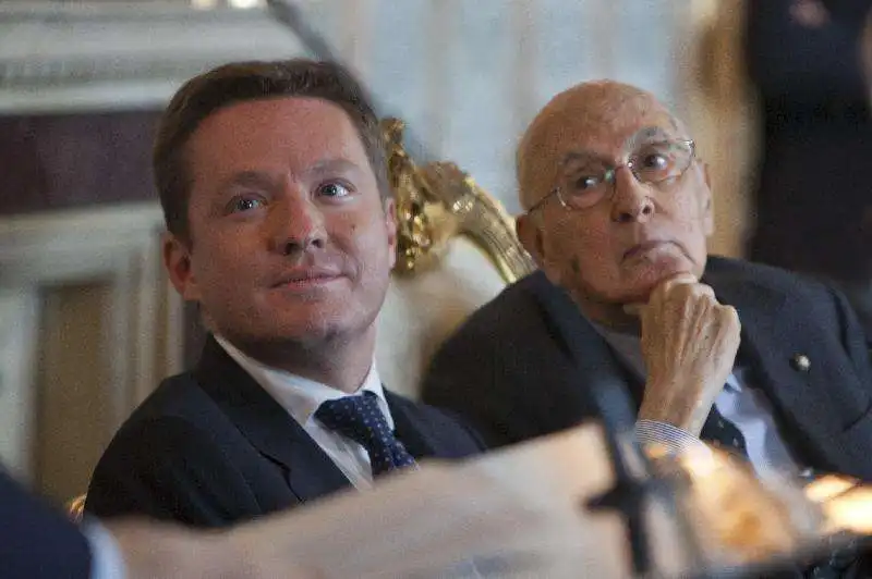 ANDREA CECCHERINI CON NAPOLITANO