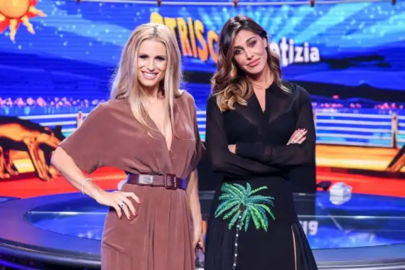 belen rodriguez  michelle hunziker