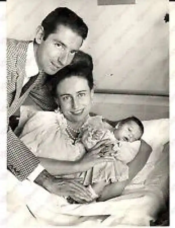 CARLO GIOVANELLI CON ELETTRA MARCONI E IL FIGLIO GUGLIELMO