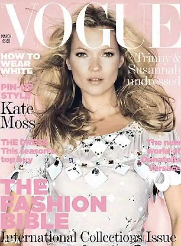 kate moss in copertina