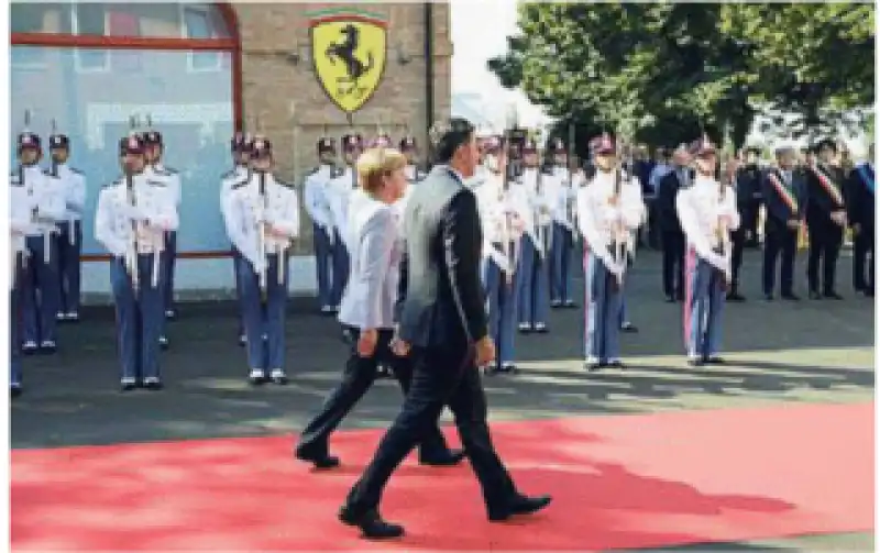 MERKEL RENZI FERRARI MARANELLO