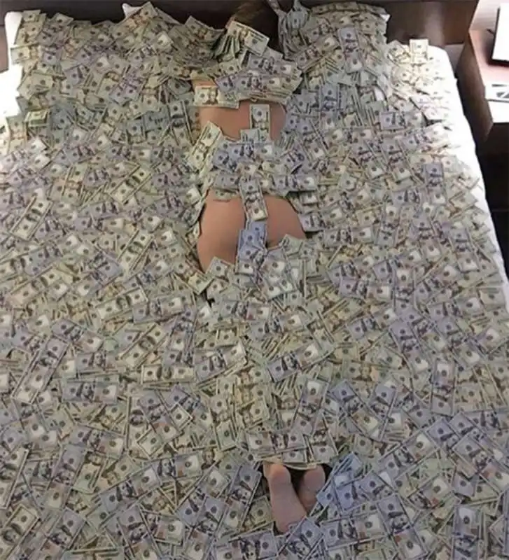 rich kid nel letto di dollari