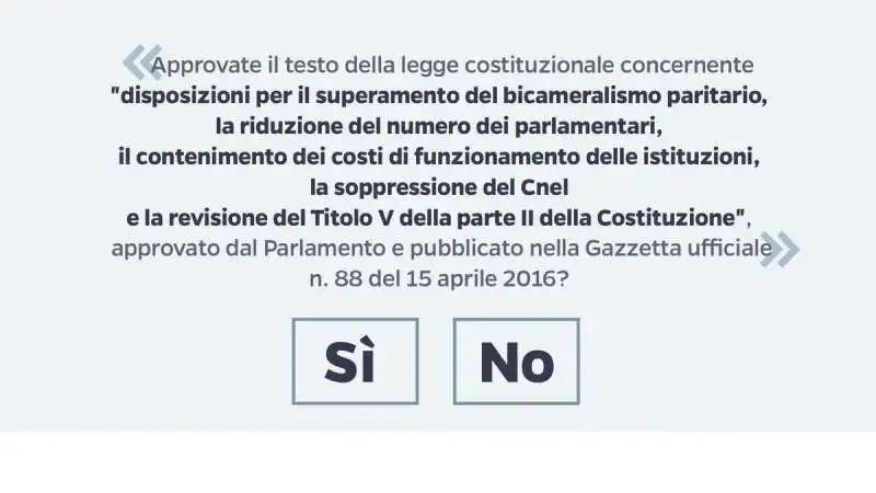 scheda referendum costituzionale