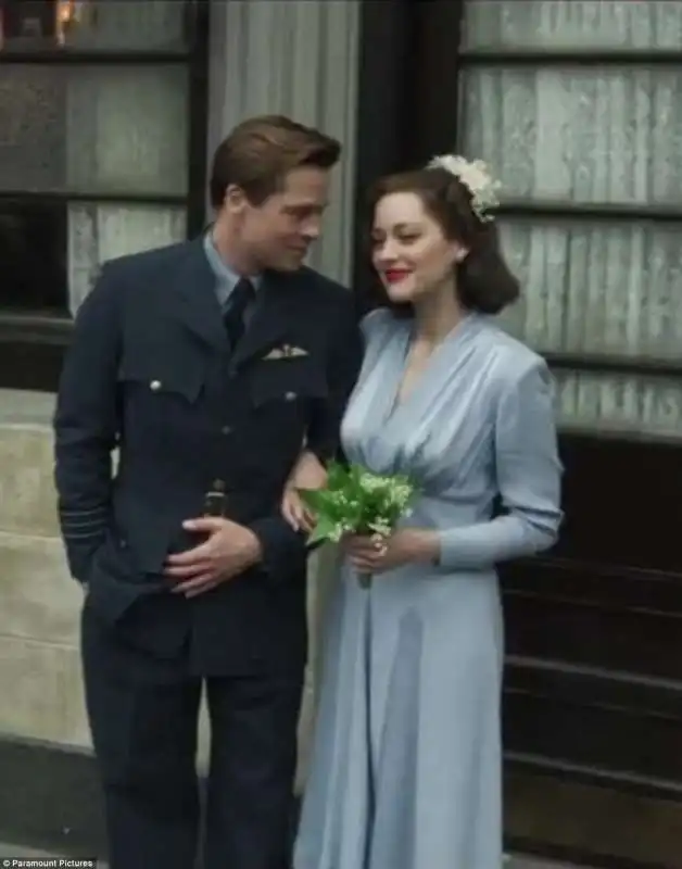 sul set di allied