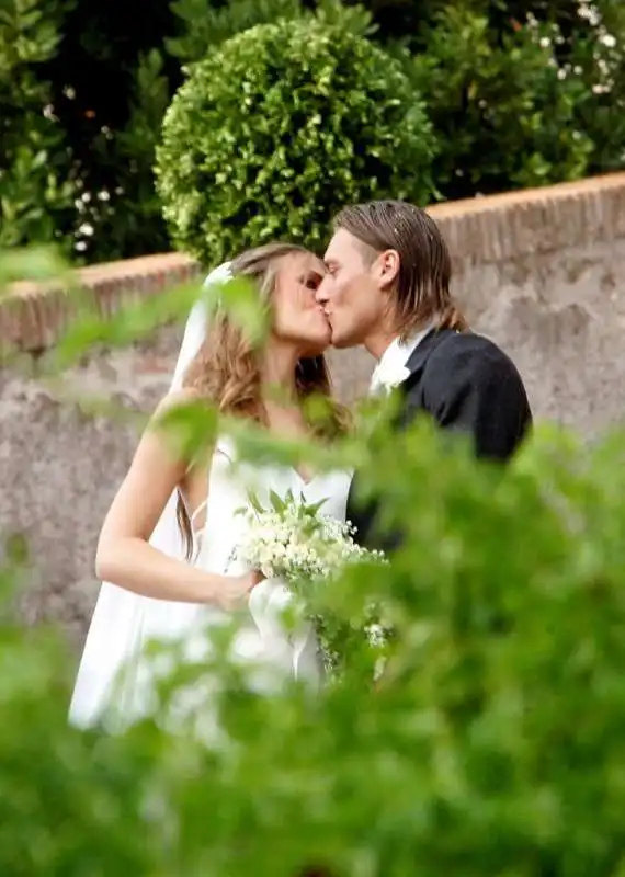 totti  ilary   blasi matrimonio