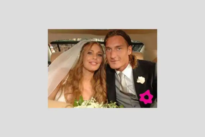 totti ilary  blasi matrimonio