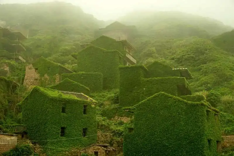 villaggio abbandonato a shengshan island