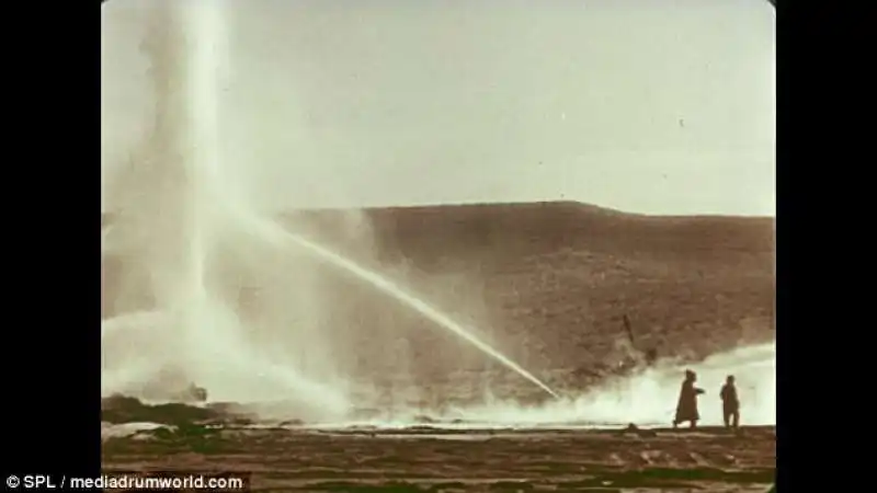 acqua per sigillare il pozzo di gas