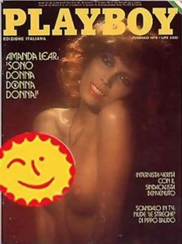 amanda lear su playboy