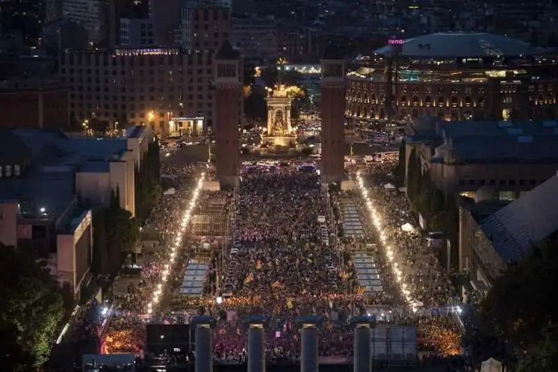 BARCELLONA MANIFESTAZIONE