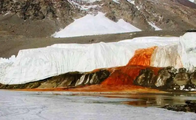 CASCATA COLOR SANGUE ANTARTIDE