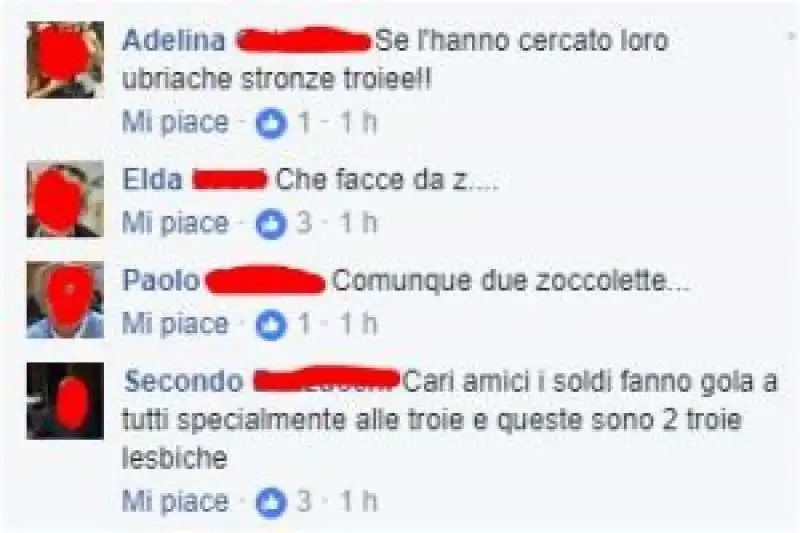 commenti su stupro firenze